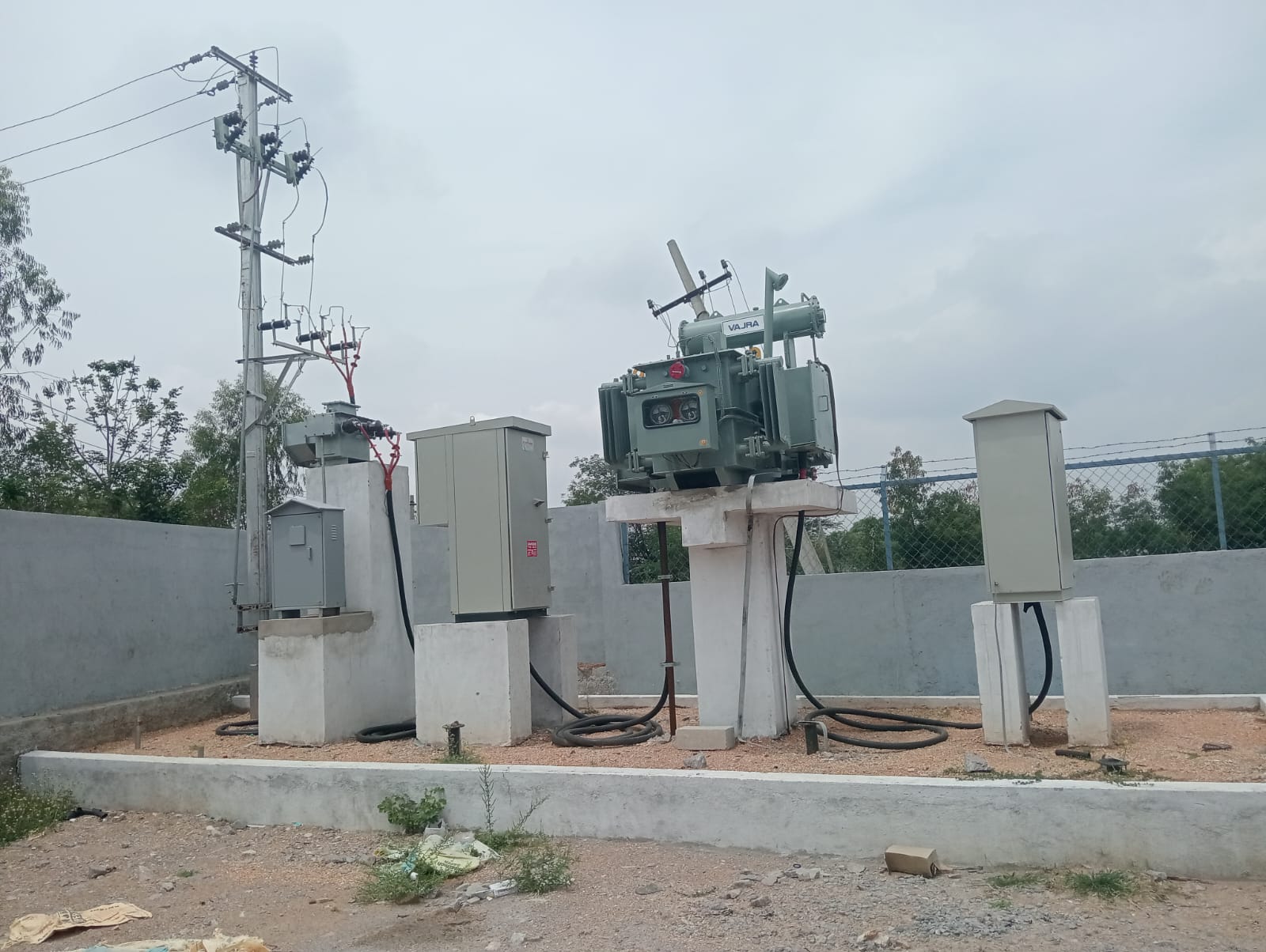 11kv double pole structure3